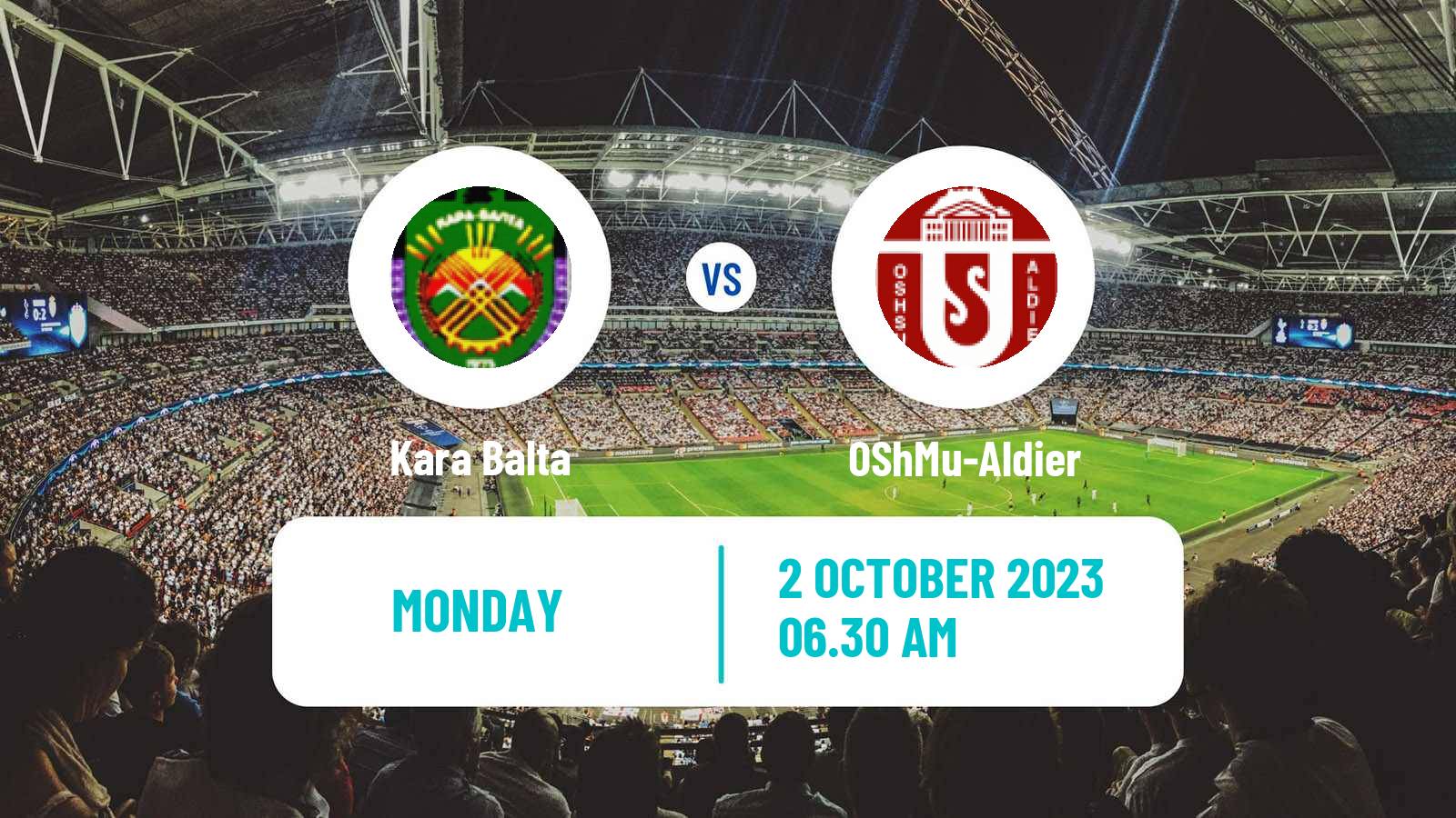 Soccer Kyrgyzstan Premier Liga Kara Balta - OShMu-Aldier