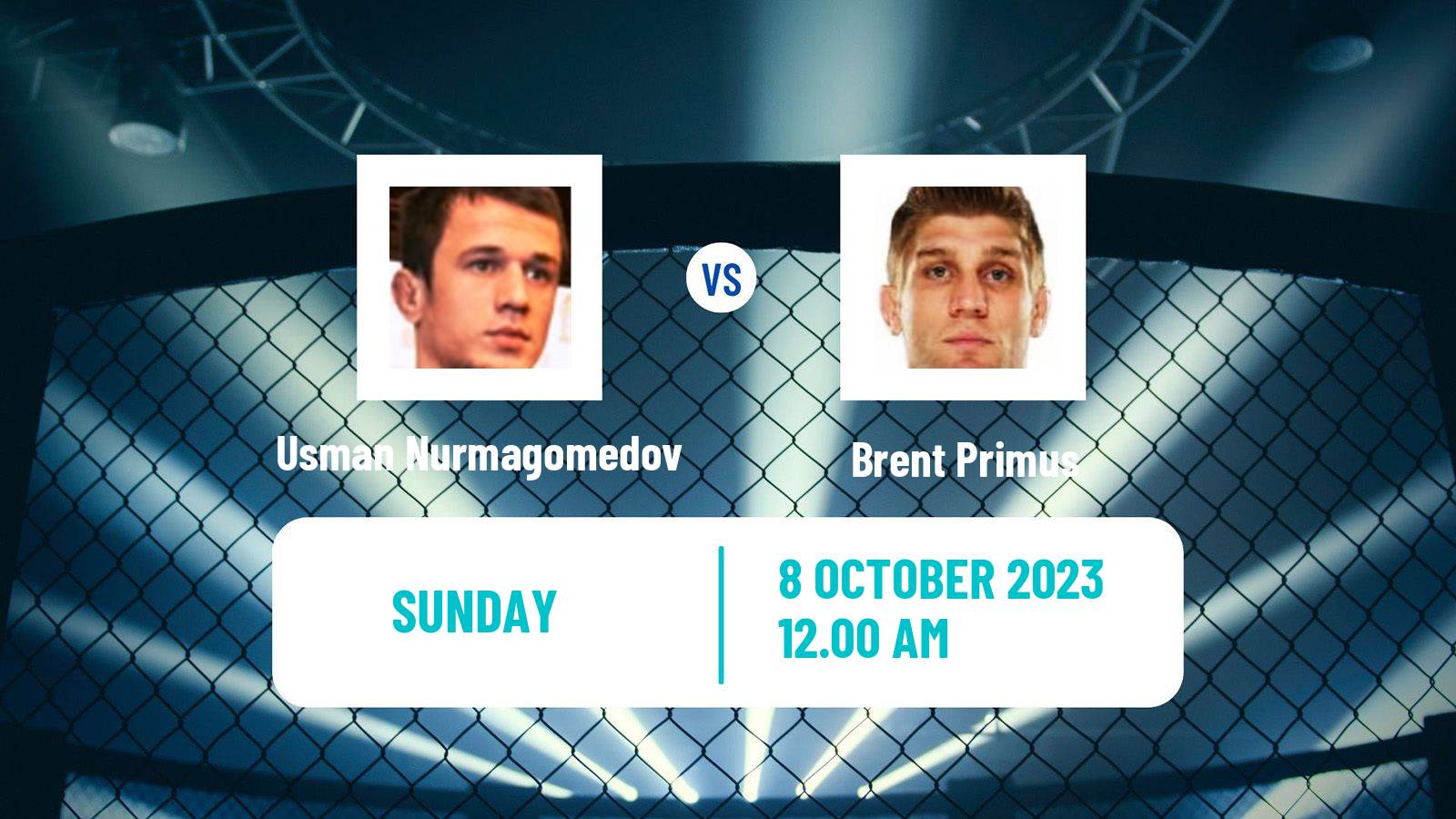 MMA Lightweight Bellator Men Usman Nurmagomedov - Brent Primus