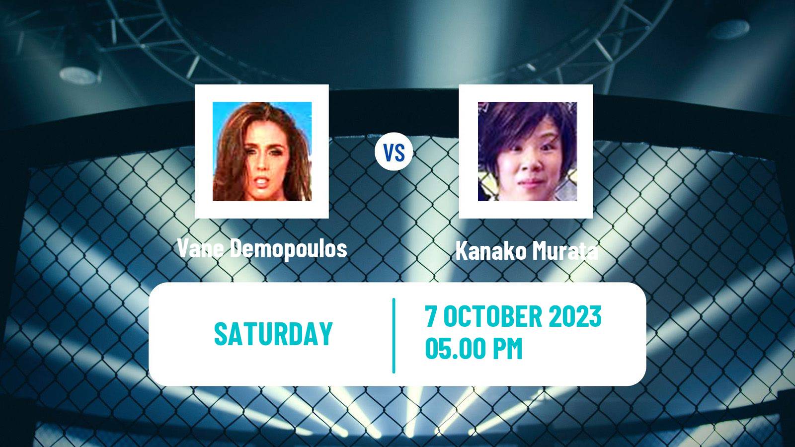 MMA Strawweight UFC Women Vane Demopoulos - Kanako Murata