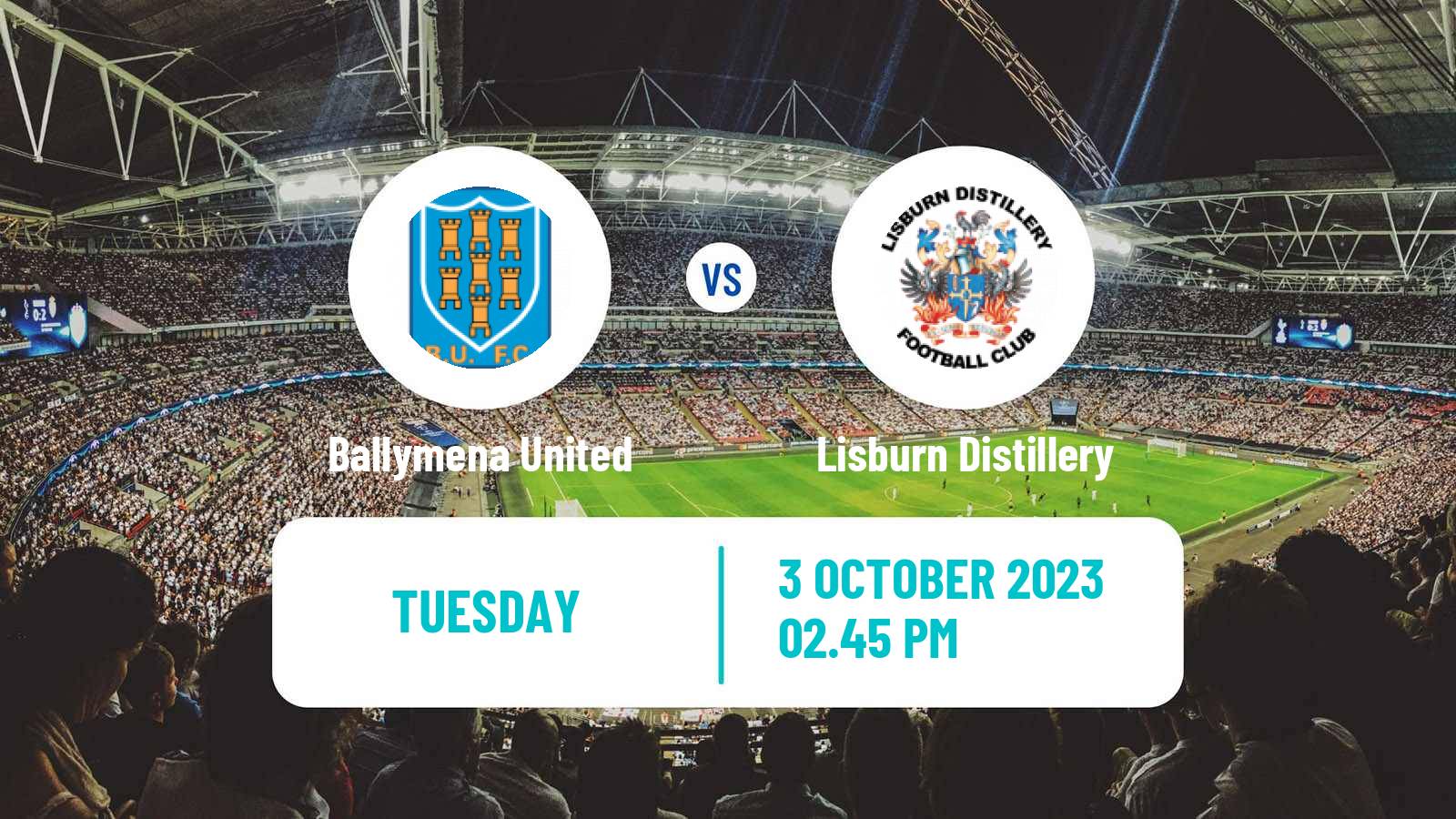 Soccer Northern Irish League Cup Ballymena United - Lisburn Distillery