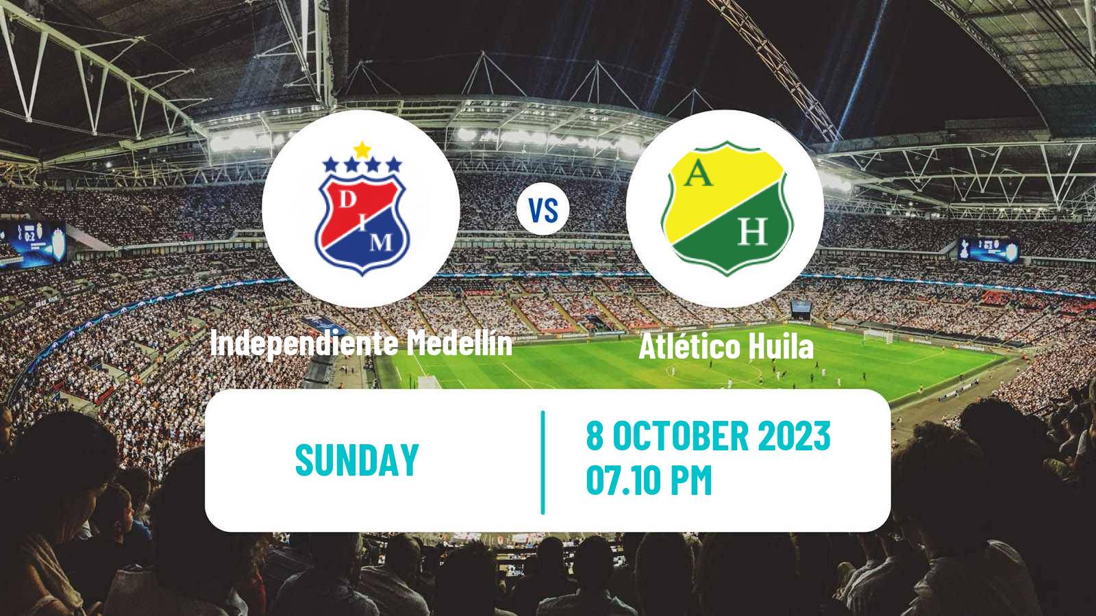 Soccer Colombian Primera A Independiente Medellín - Atlético Huila