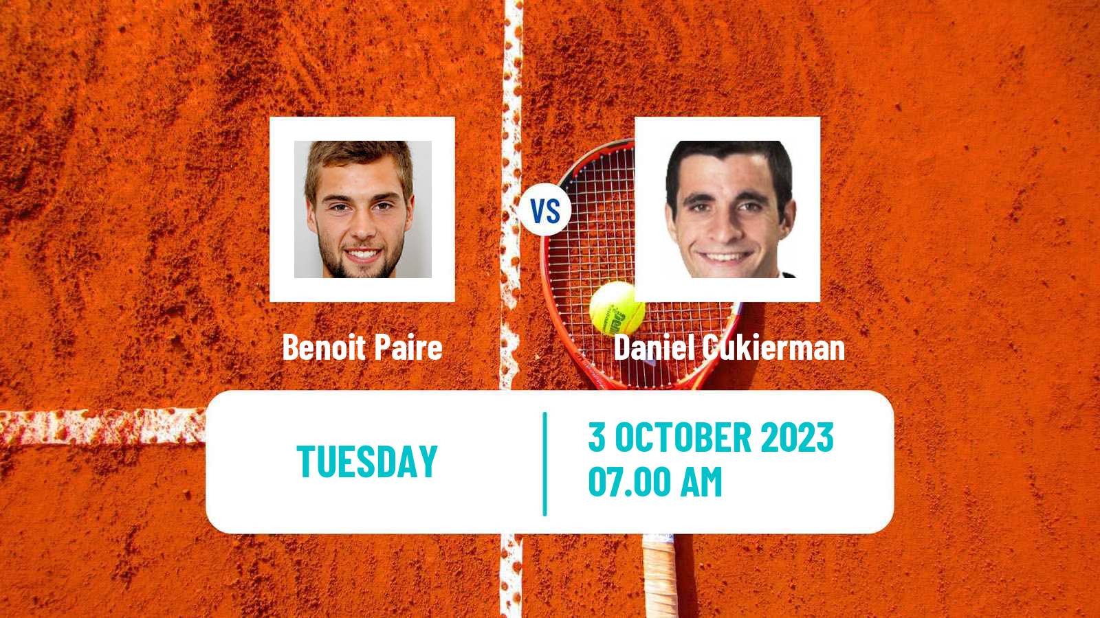 Tennis Alicante Challenger Men Benoit Paire - Daniel Cukierman