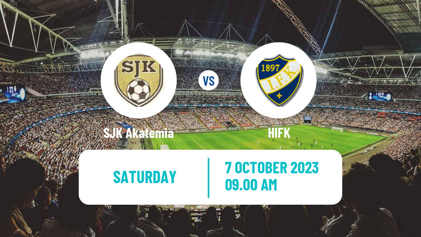 Soccer Finnish Ykkonen SJK Akatemia - HIFK