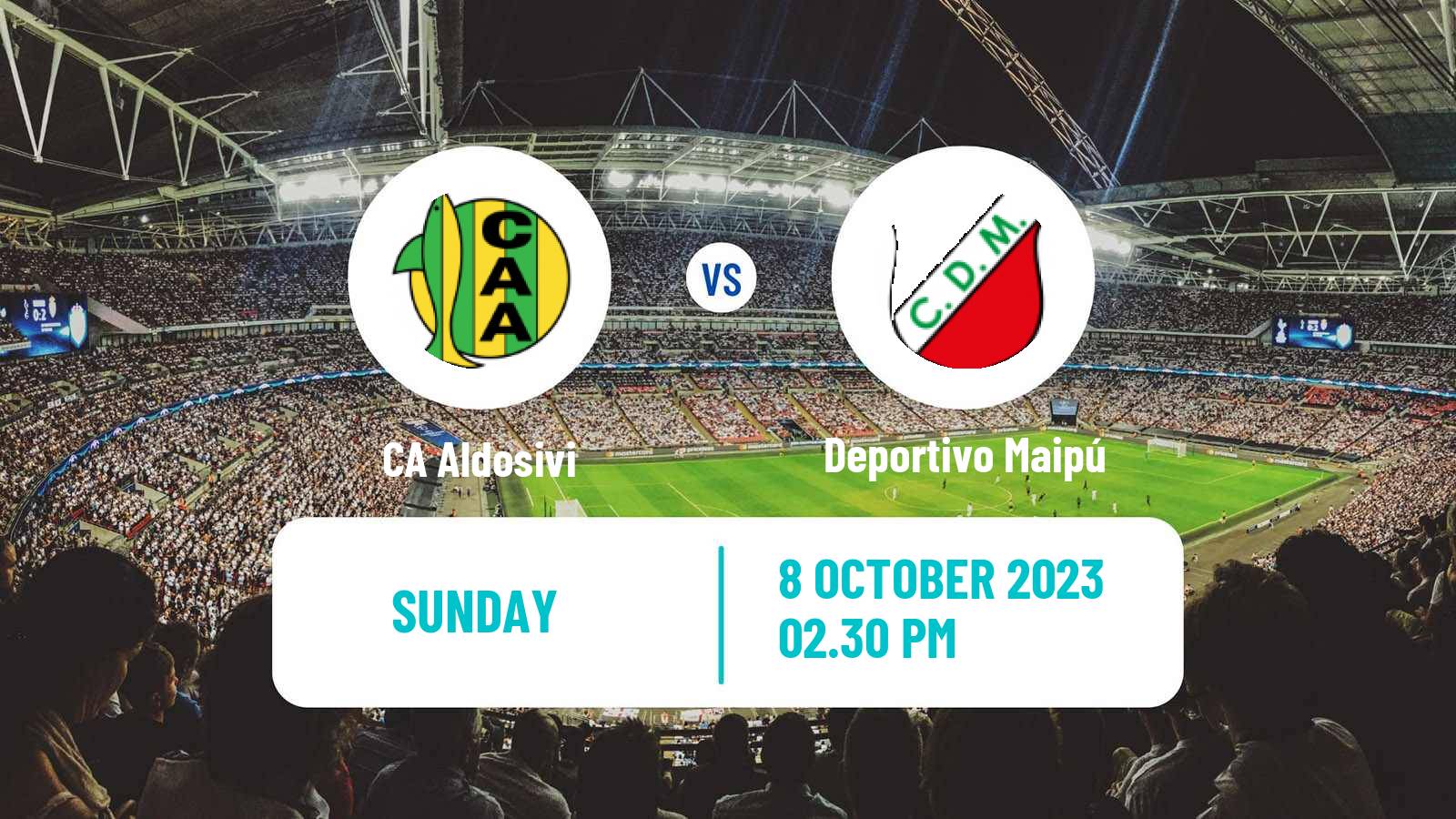 Soccer Argentinian Primera Nacional Aldosivi - Deportivo Maipú