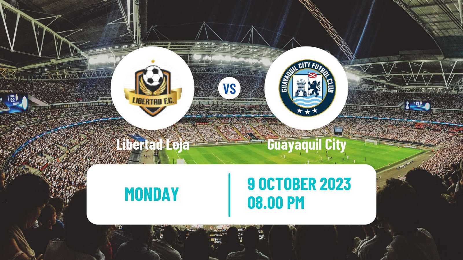 Soccer Ecuadorian Liga Pro Libertad Loja - Guayaquil City