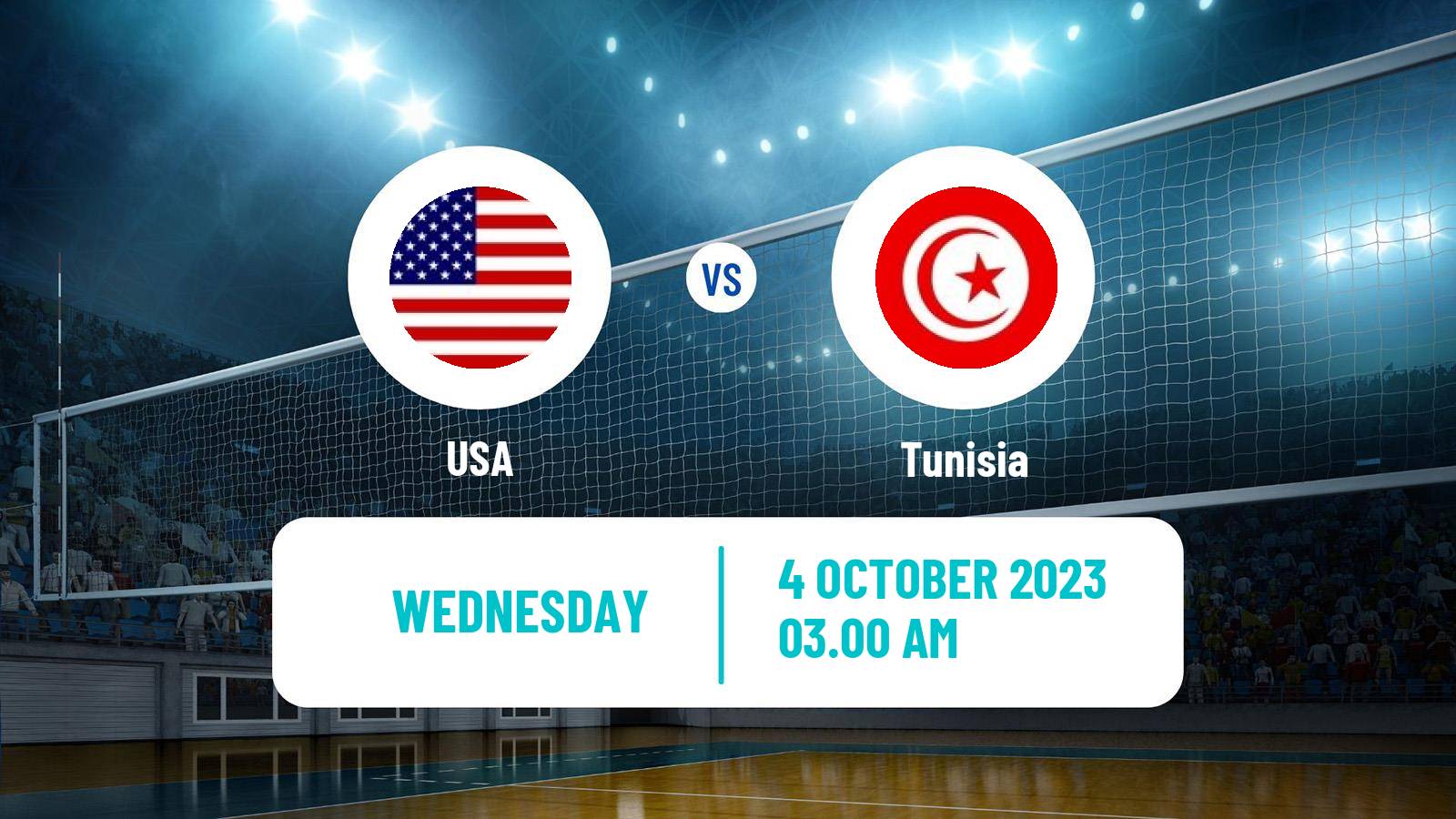 Volleyball Olympic Games - Volleyball USA - Tunisia