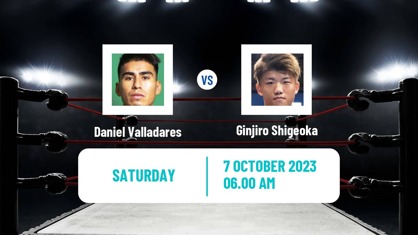 Boxing Minimum IBF Title Men Daniel Valladares - Ginjiro Shigeoka