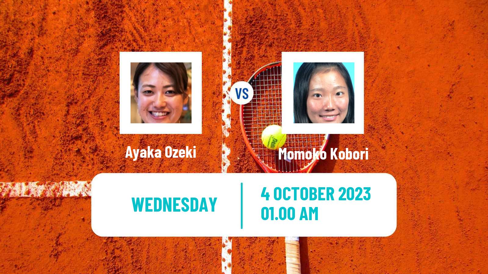 Tennis ITF W25 Makinohara Women Ayaka Ozeki - Momoko Kobori