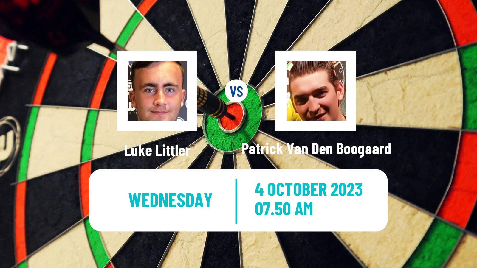 Darts Modus Super Series Luke Littler - Patrick Van Den Boogaard