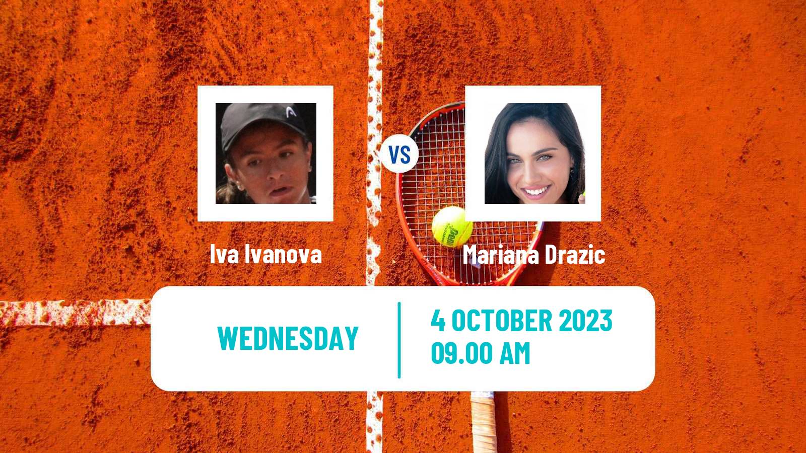 Tennis ITF W15 Sibenik Women Iva Ivanova - Mariana Drazic
