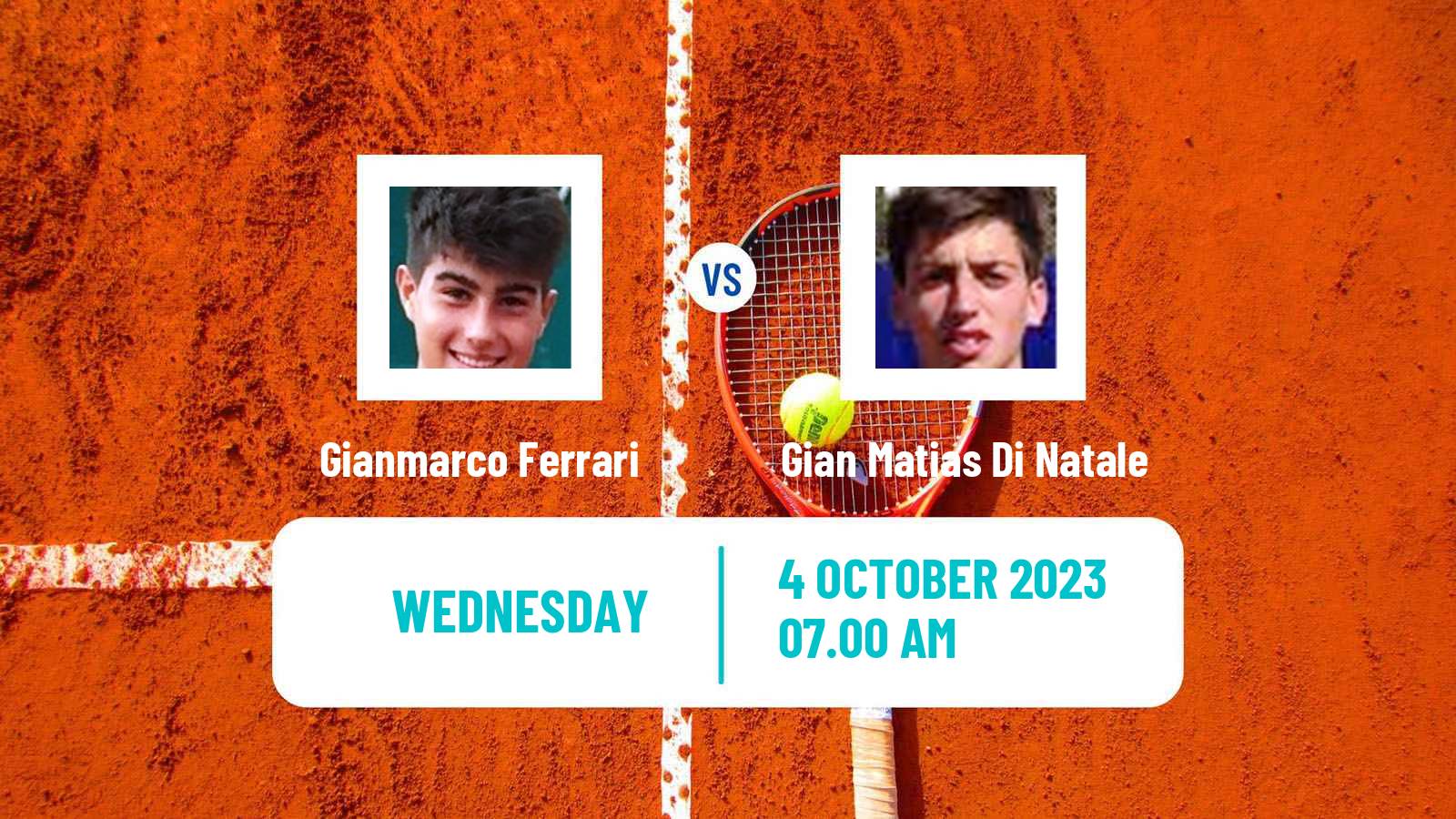 Tennis ITF M25 Santa Margherita Di Pula 8 Men Gianmarco Ferrari - Gian Matias Di Natale
