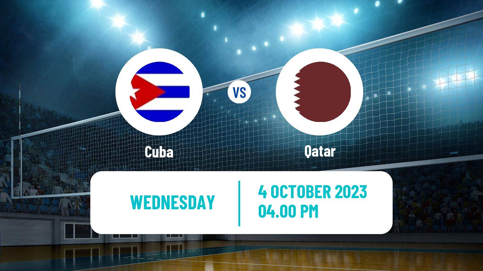 Volleyball Olympic Games - Volleyball Cuba - Qatar