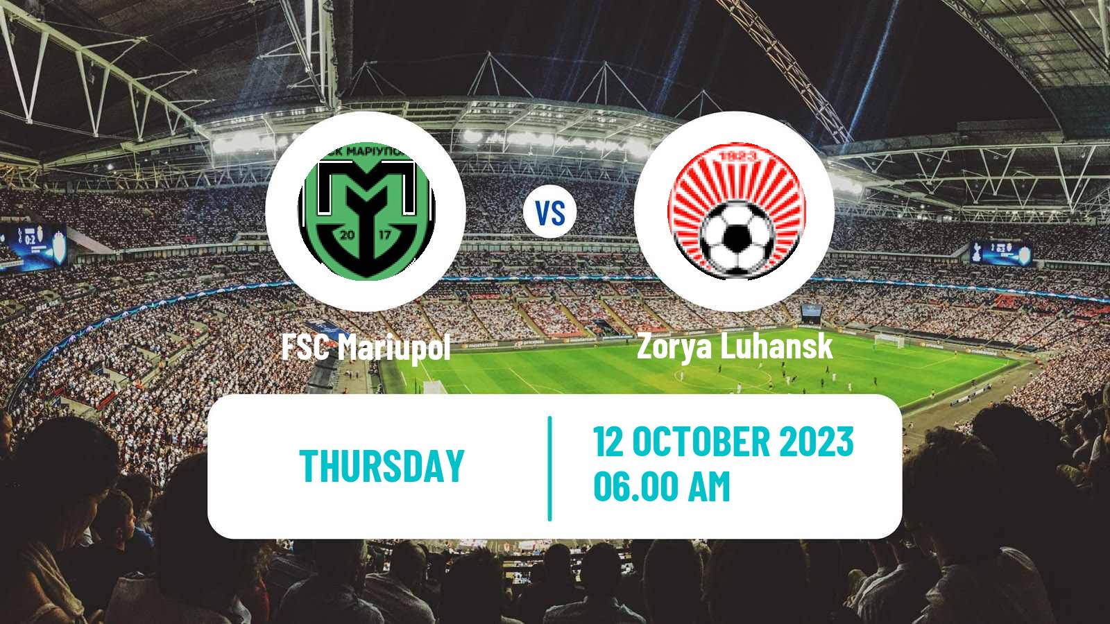 Soccer Ukrainian Cup FSC Mariupol - Zorya Luhansk