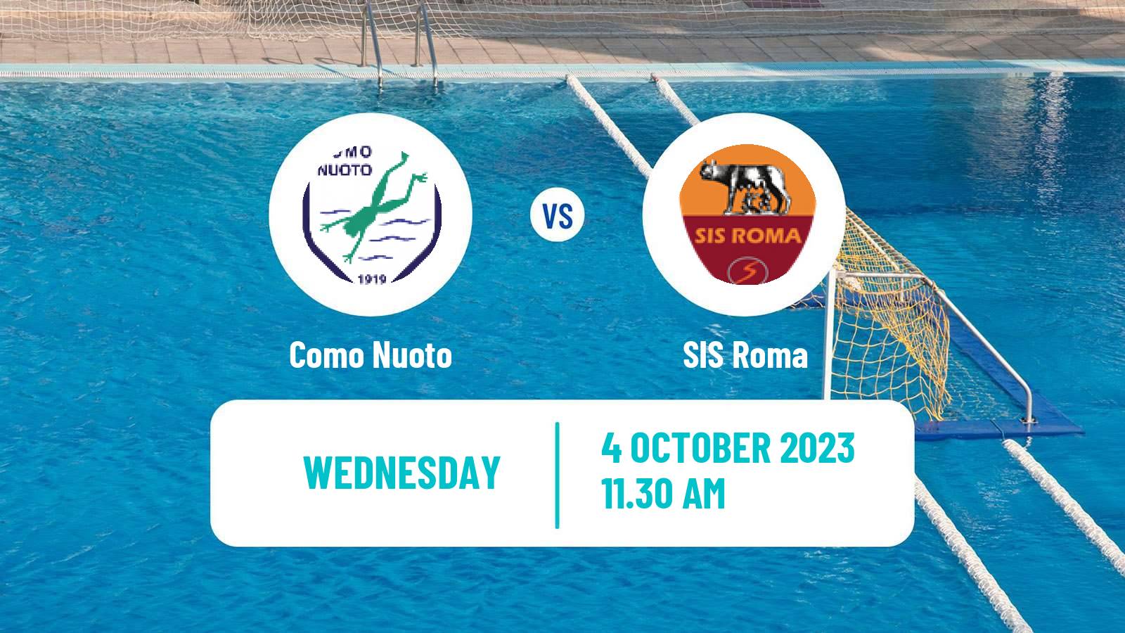 Water polo Italian A1 Water Polo Women Como Nuoto - SIS Roma