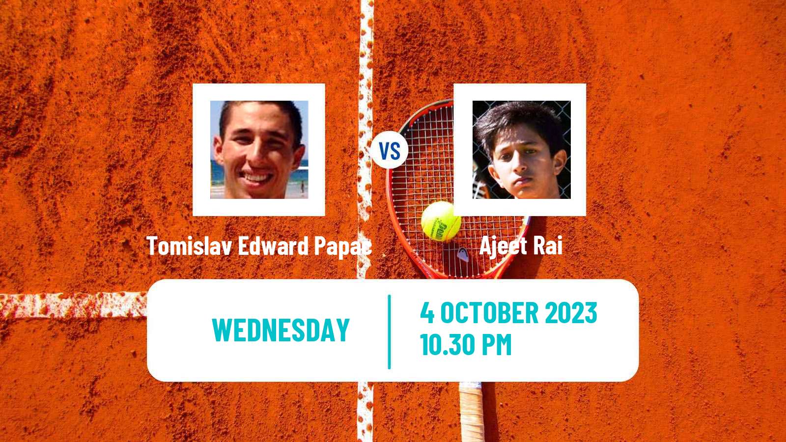 Tennis ITF M25 Cairns Men Tomislav Edward Papac - Ajeet Rai