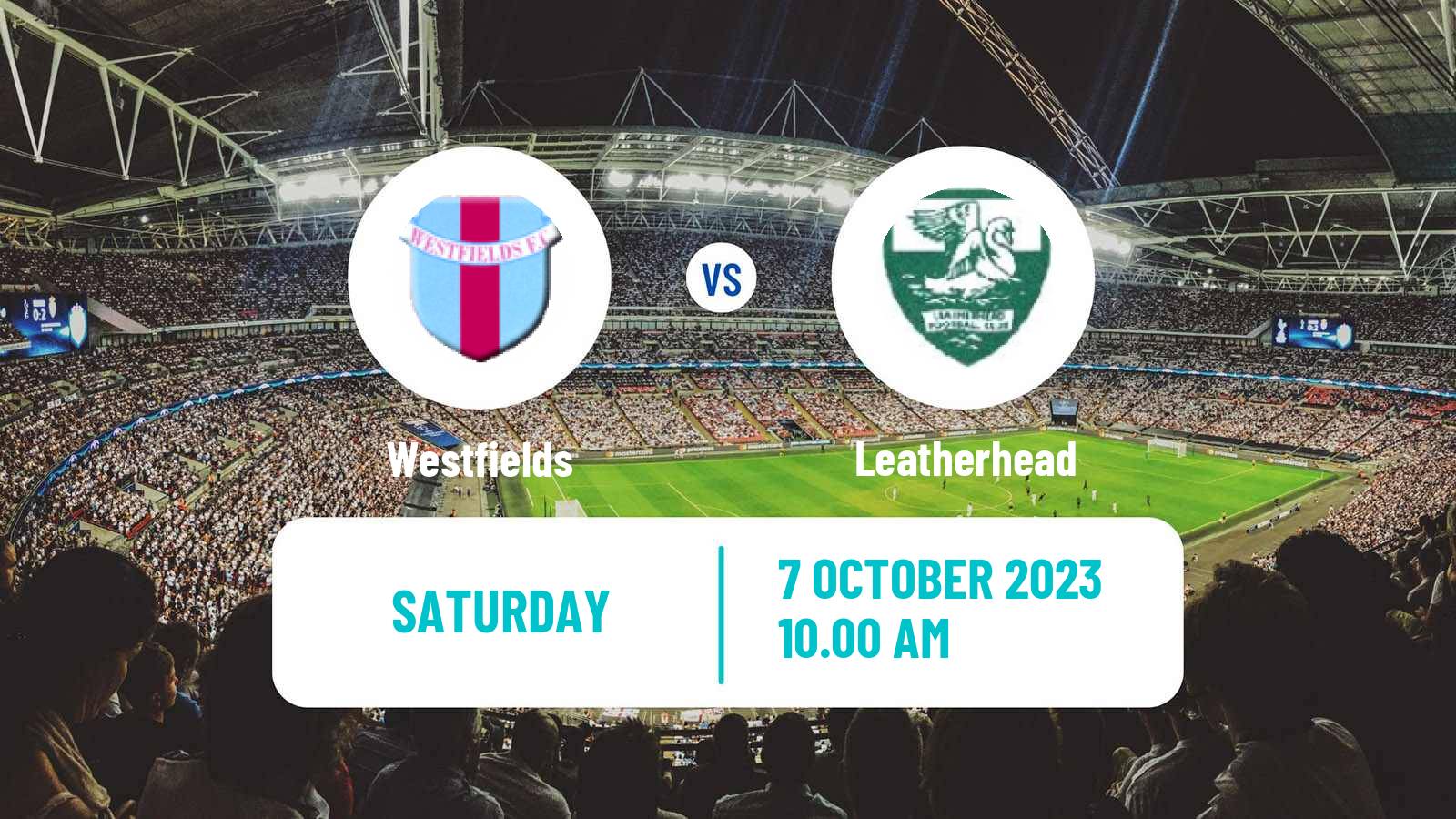 Soccer English FA Trophy Westfields - Leatherhead