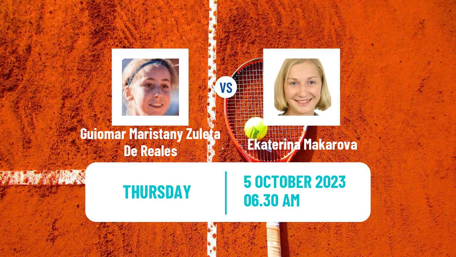Tennis ITF W40 Lisbon Women Guiomar Maristany Zuleta De Reales - Ekaterina Makarova