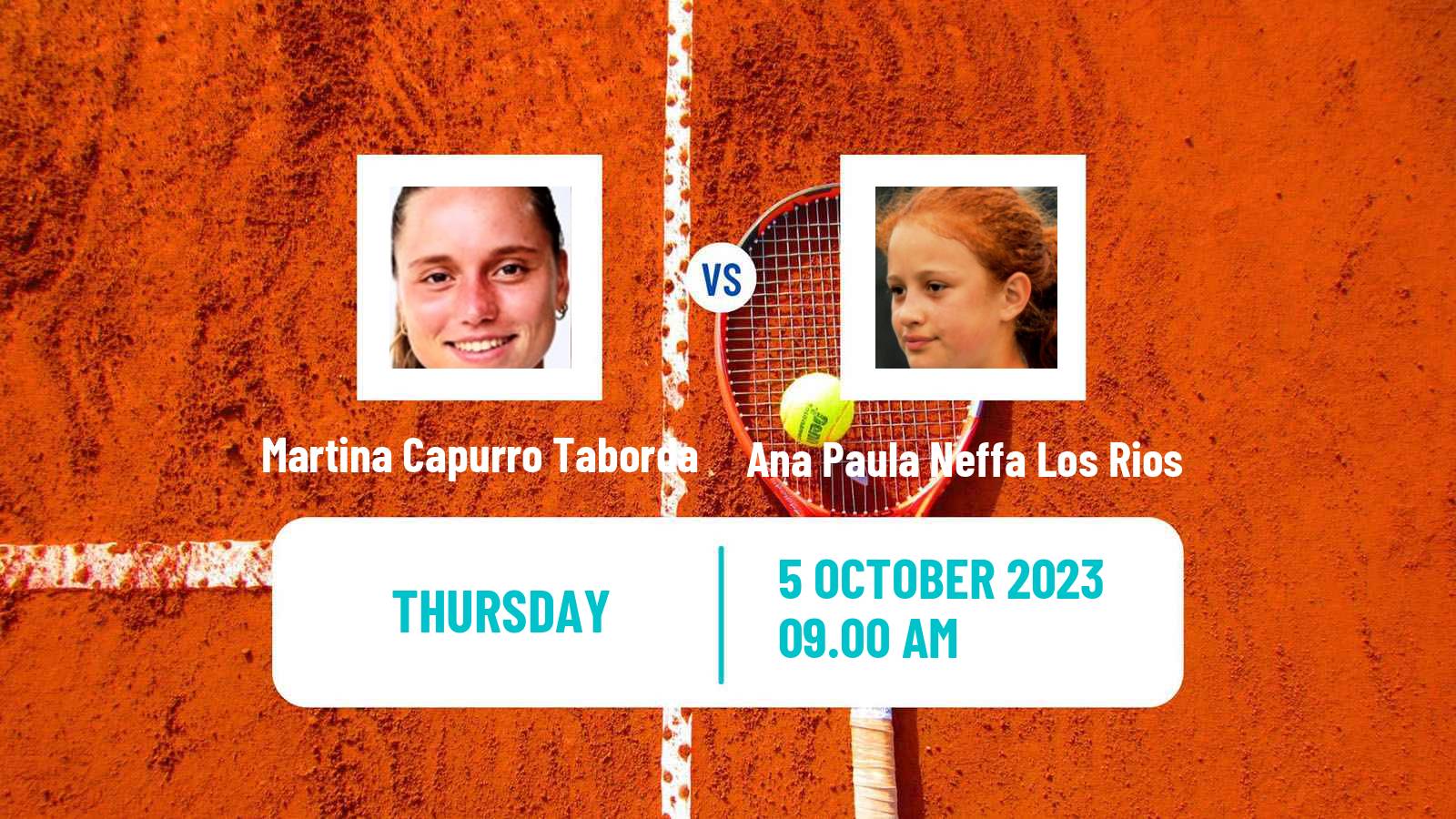 Tennis ITF W25 Mendoza Women Martina Capurro Taborda - Ana Paula Neffa Los Rios