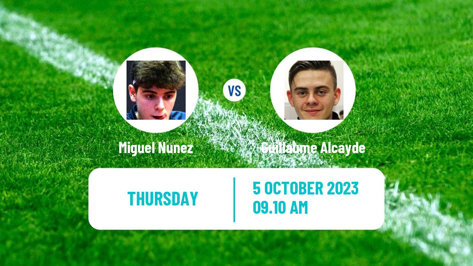 Table tennis Challenger Series Men Miguel Nunez - Guillaume Alcayde
