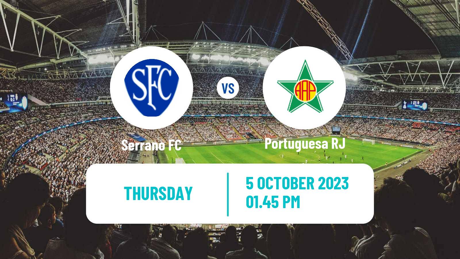 Soccer Brazilian Copa Rio Serrano FC - Portuguesa RJ