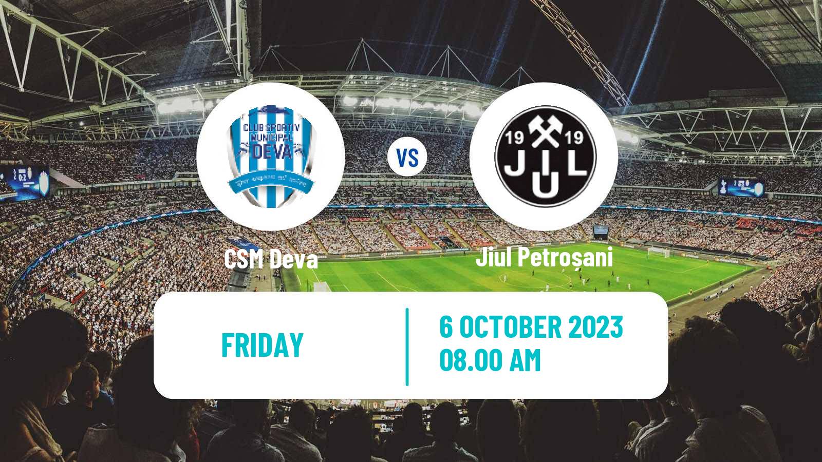 Soccer Romanian Liga 3 - Seria 7 CSM Deva - Jiul Petroșani