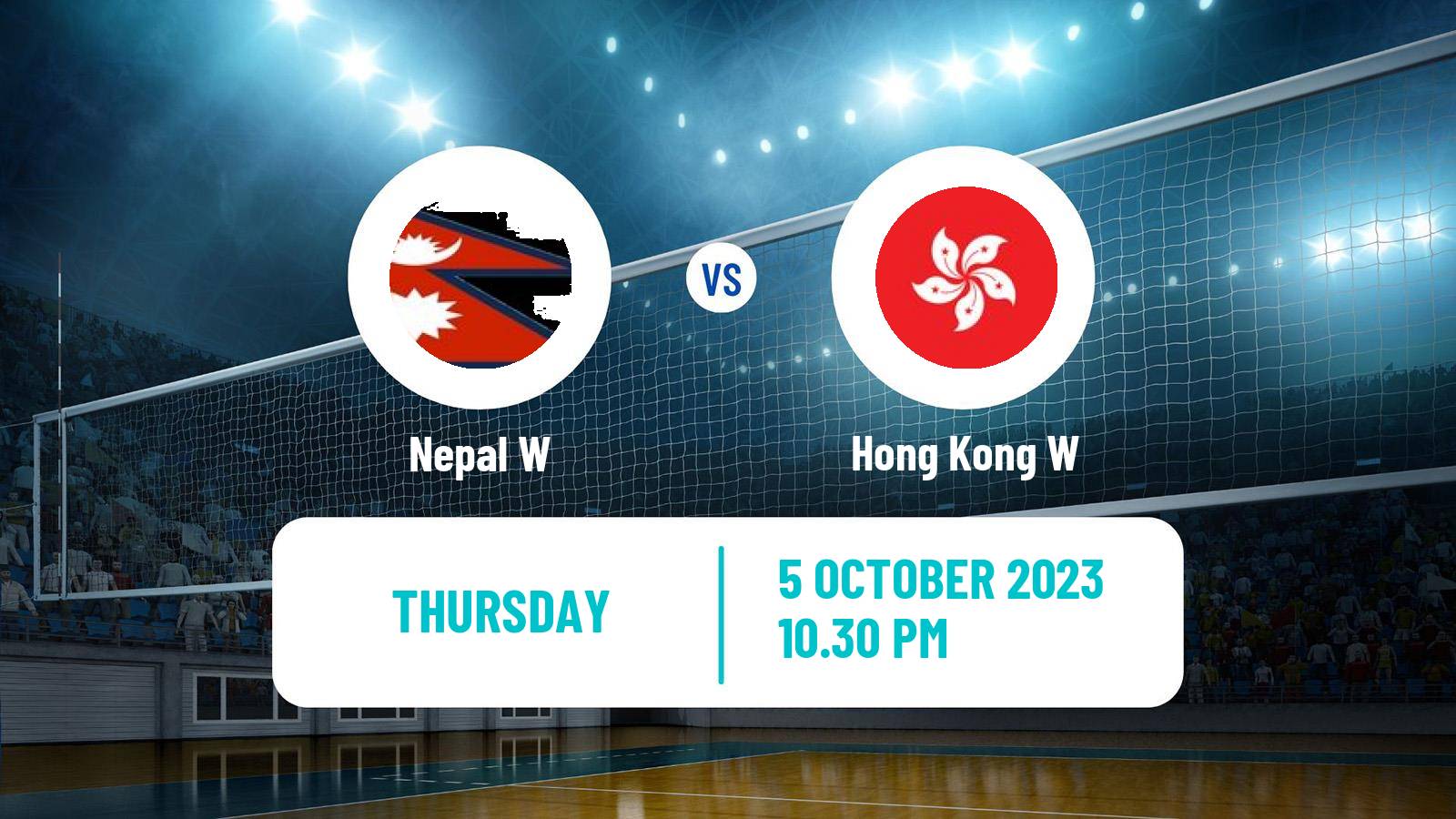 Volleyball Asian Games Volleyball Women Nepal W - Hong Kong W