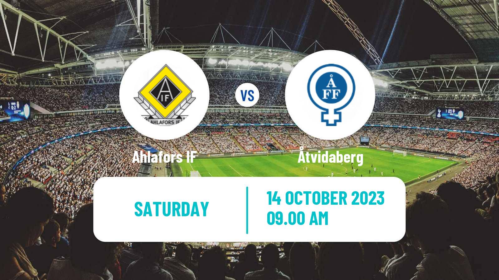 Soccer Swedish Division 1 Södra Ahlafors - Åtvidaberg