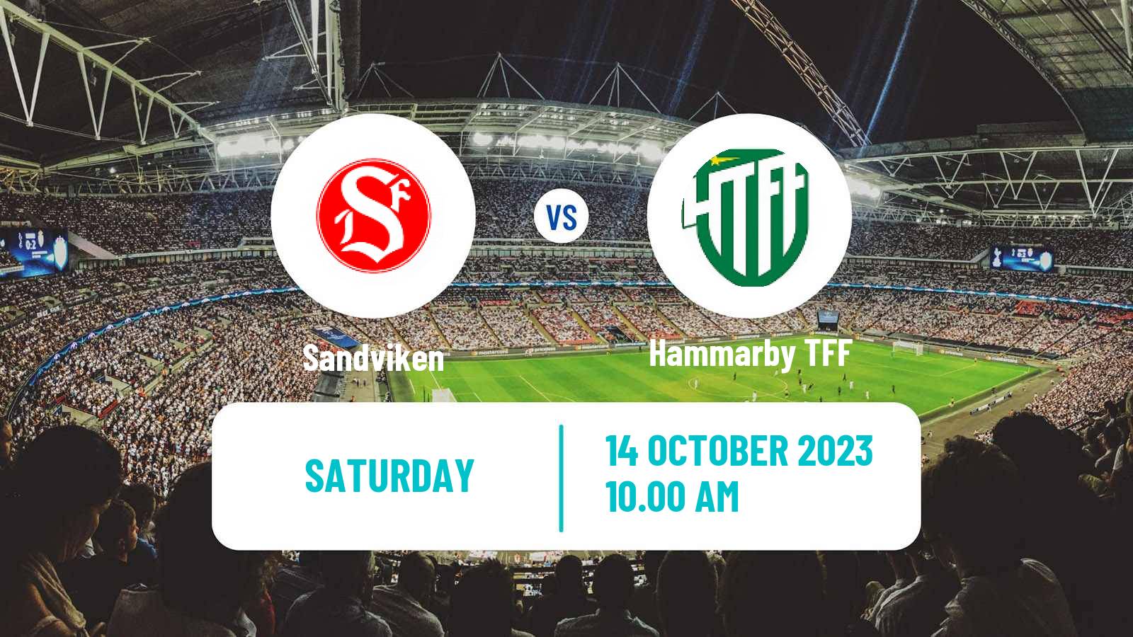 Soccer Swedish Division 1 Norra Sandviken - Hammarby TFF