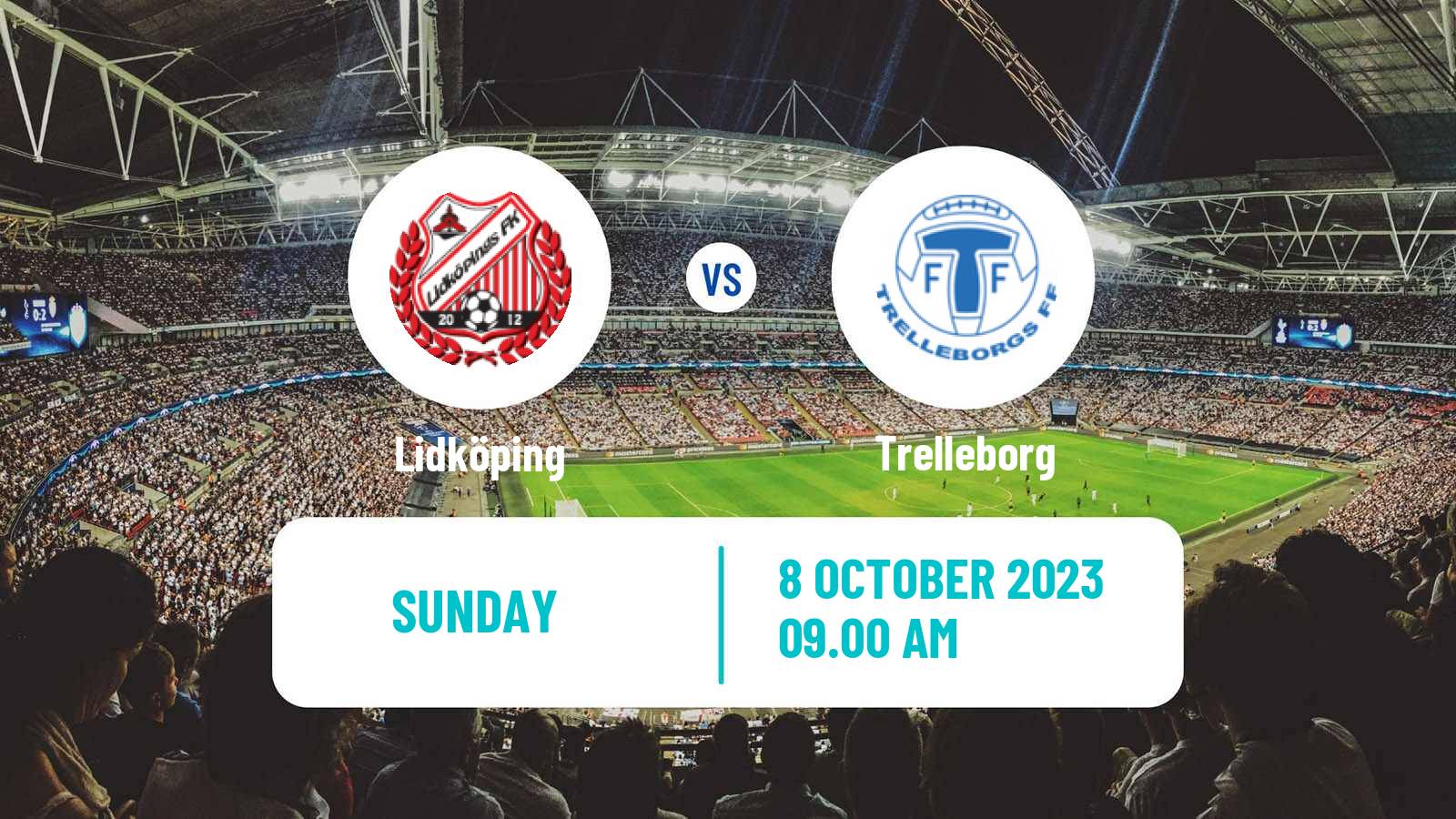Soccer Swedish Elitettan Women Lidköping - Trelleborg