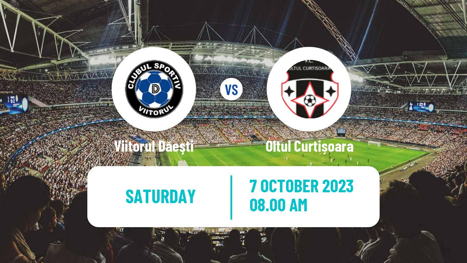Soccer Romanian Liga 3 - Seria 6 Viitorul Dăeşti - Oltul Curtișoara