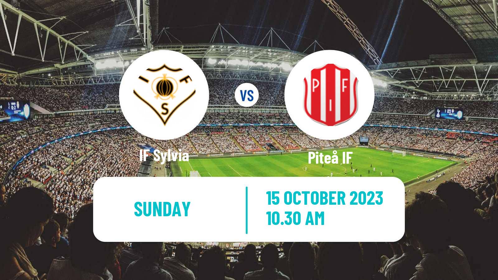 Soccer Swedish Division 1 Norra Sylvia - Piteå