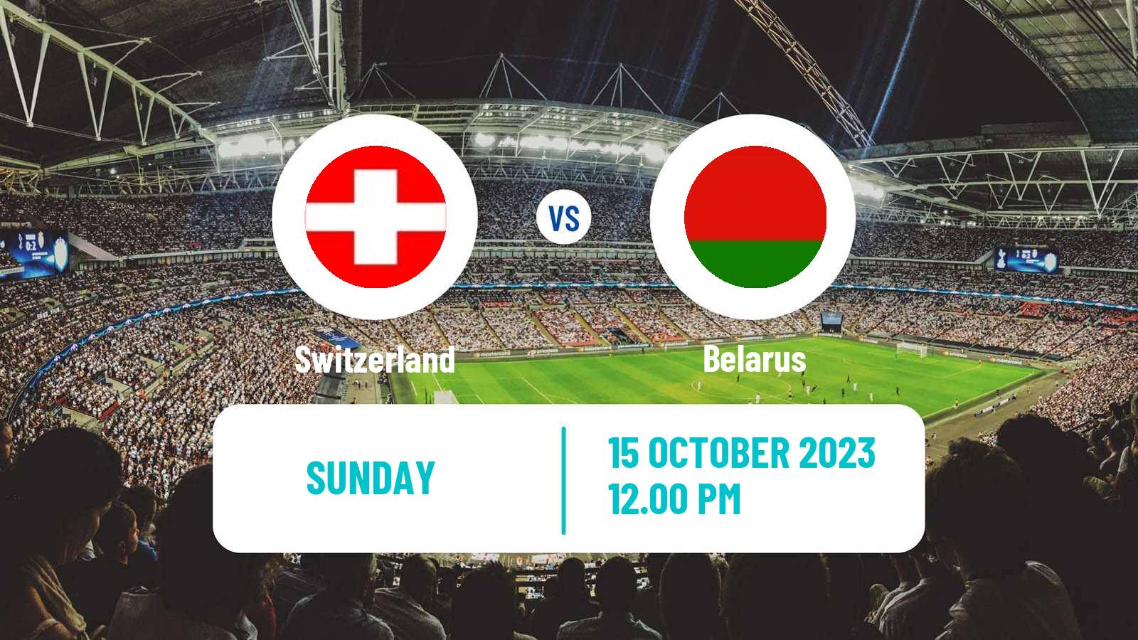 Soccer UEFA Euro Switzerland - Belarus