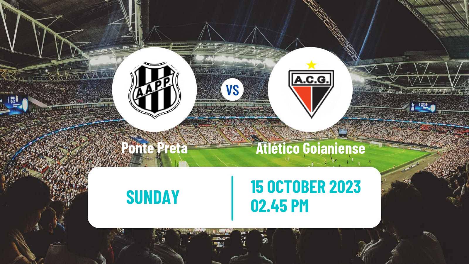 Soccer Brazilian Serie B Ponte Preta - Atlético Goianiense