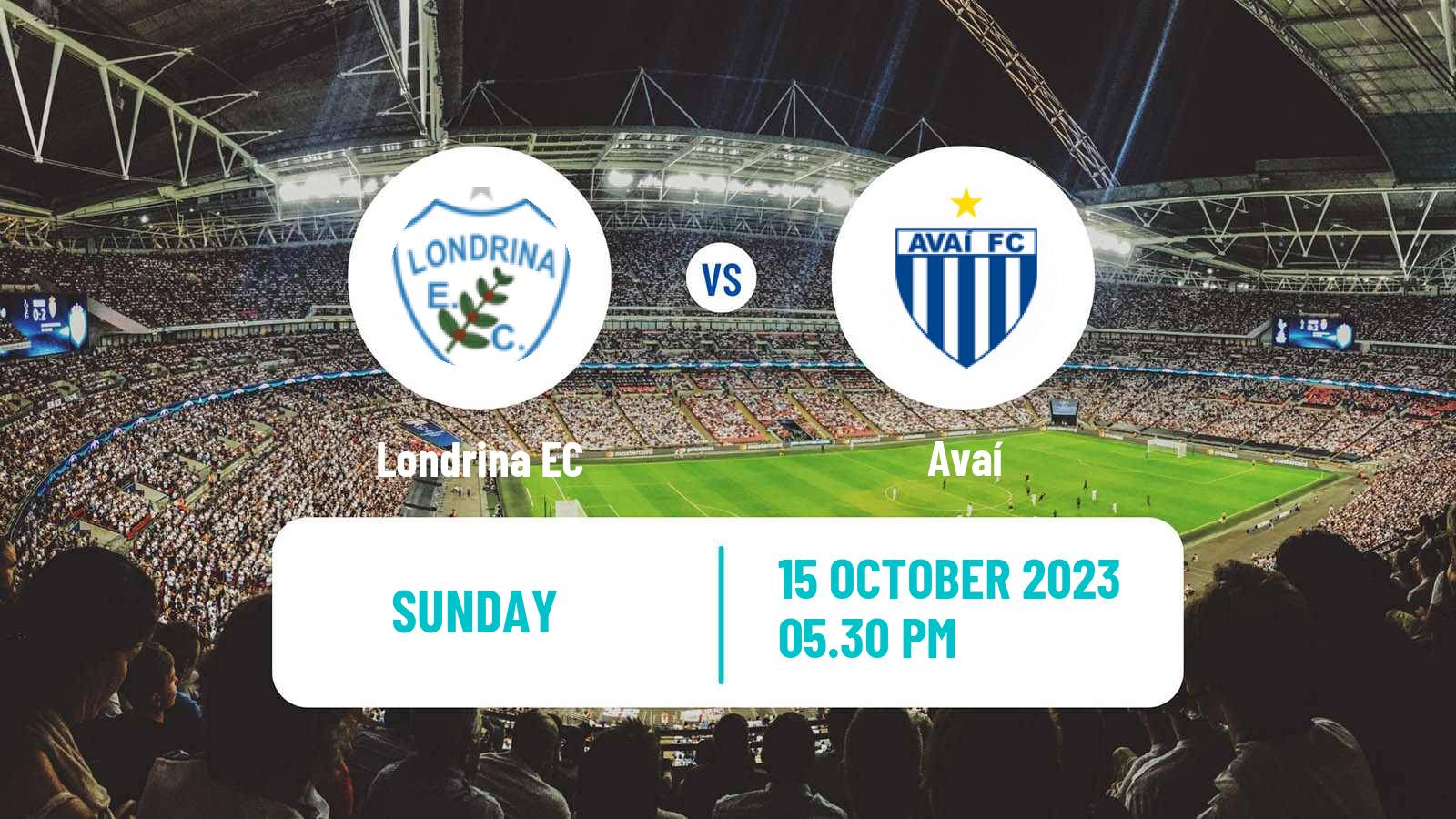 Soccer Brazilian Serie B Londrina - Avaí