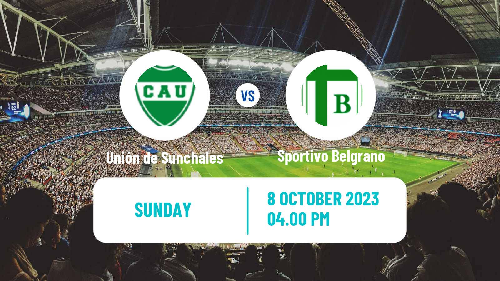 Soccer Argentinian Torneo Federal Unión de Sunchales - Sportivo Belgrano