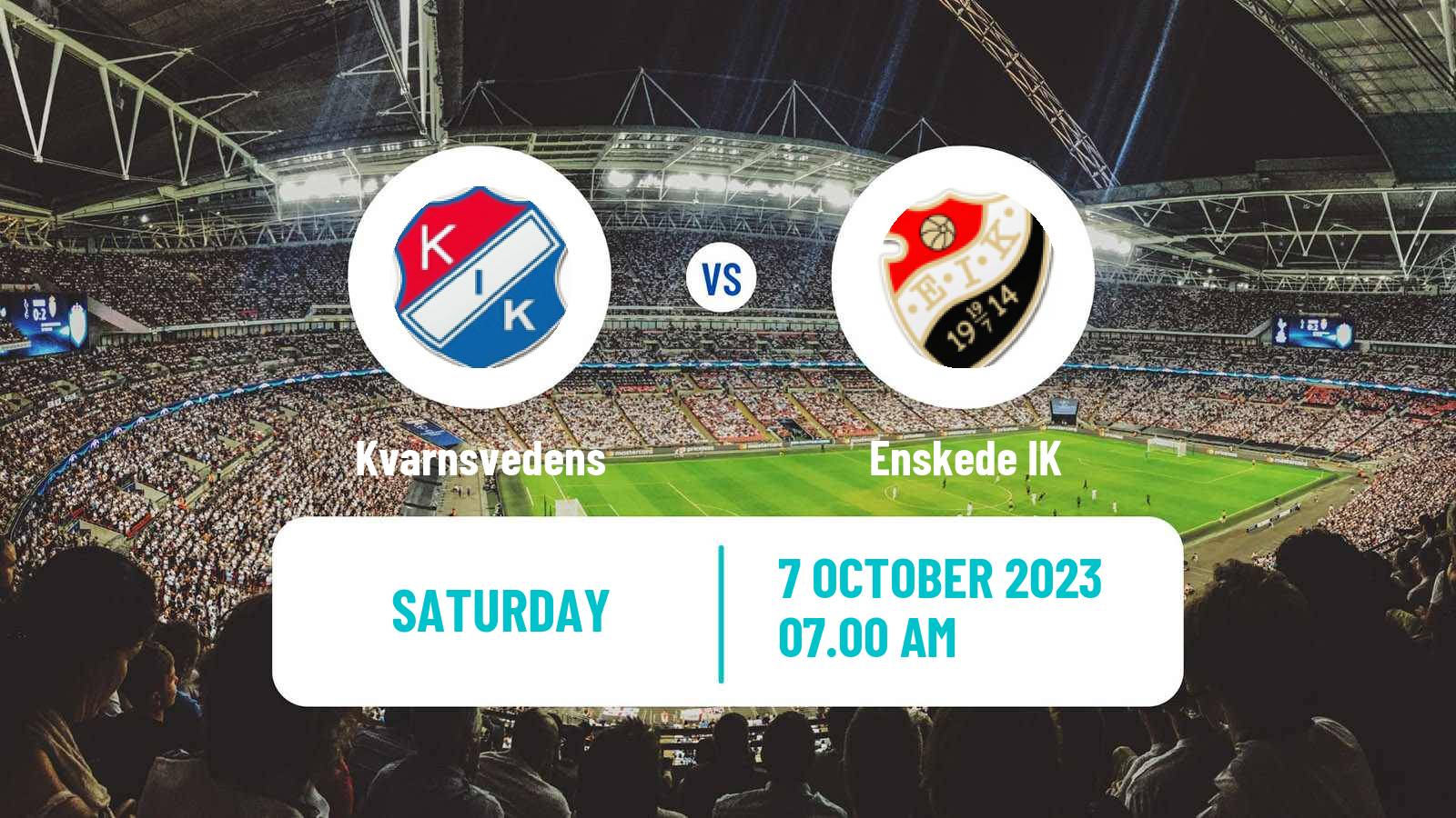 Soccer Swedish Division 2 - Norra Svealand Kvarnsvedens - Enskede