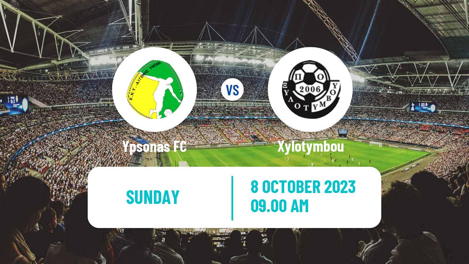 Soccer Cypriot Division 2 Ypsonas - Xylotymbou
