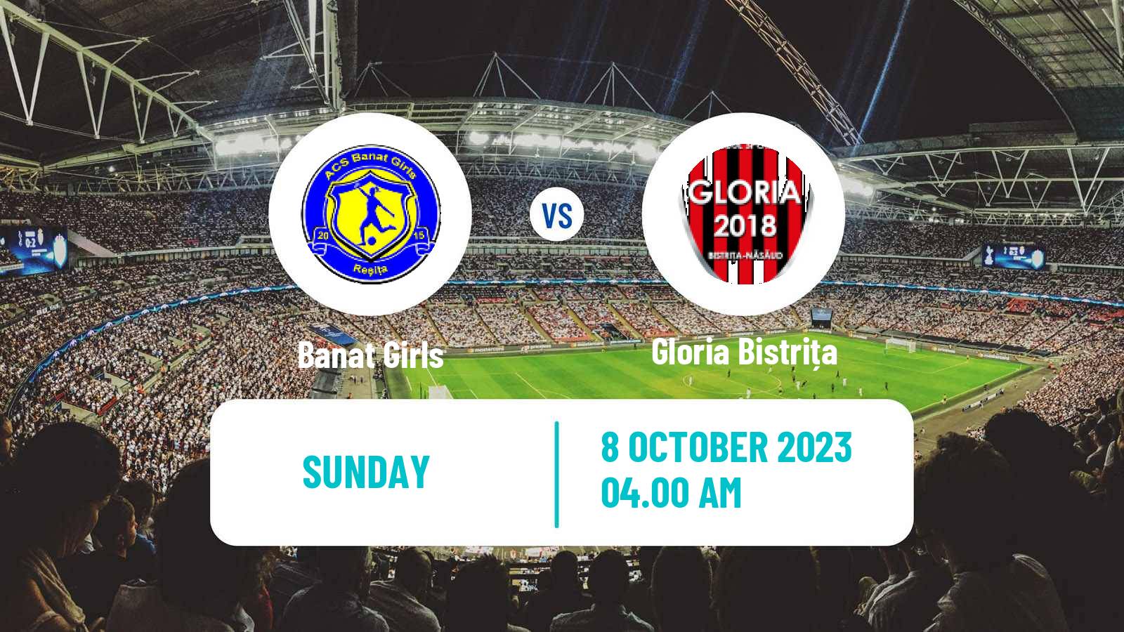 Soccer Romanian Liga 1 Women Banat Girls - Gloria Bistrița