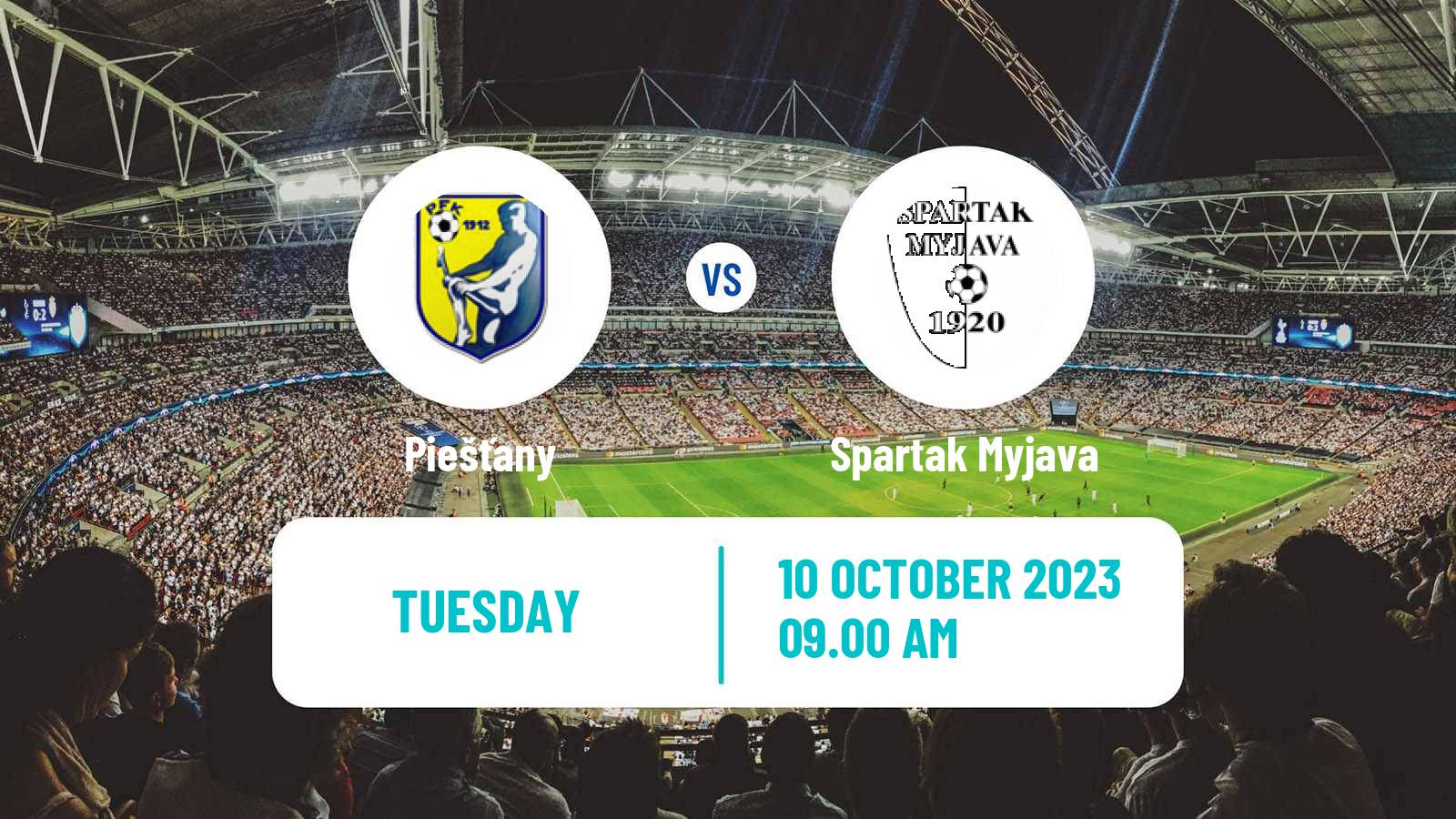 Soccer Slovak Cup Piešťany - Spartak Myjava