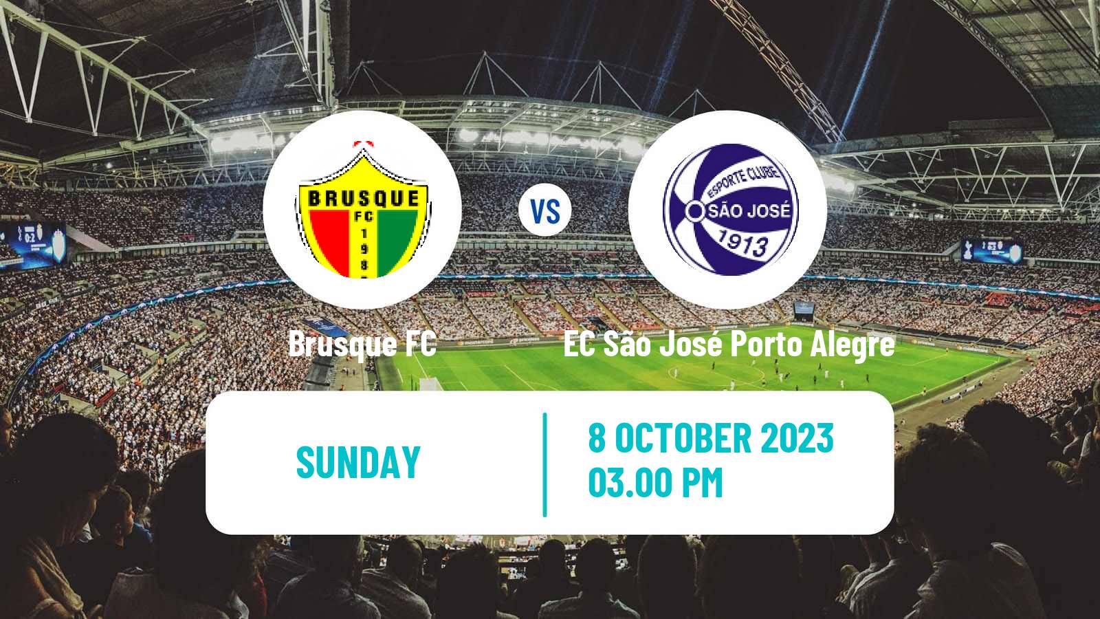 Soccer Brazilian Serie C Brusque - EC São José Porto Alegre