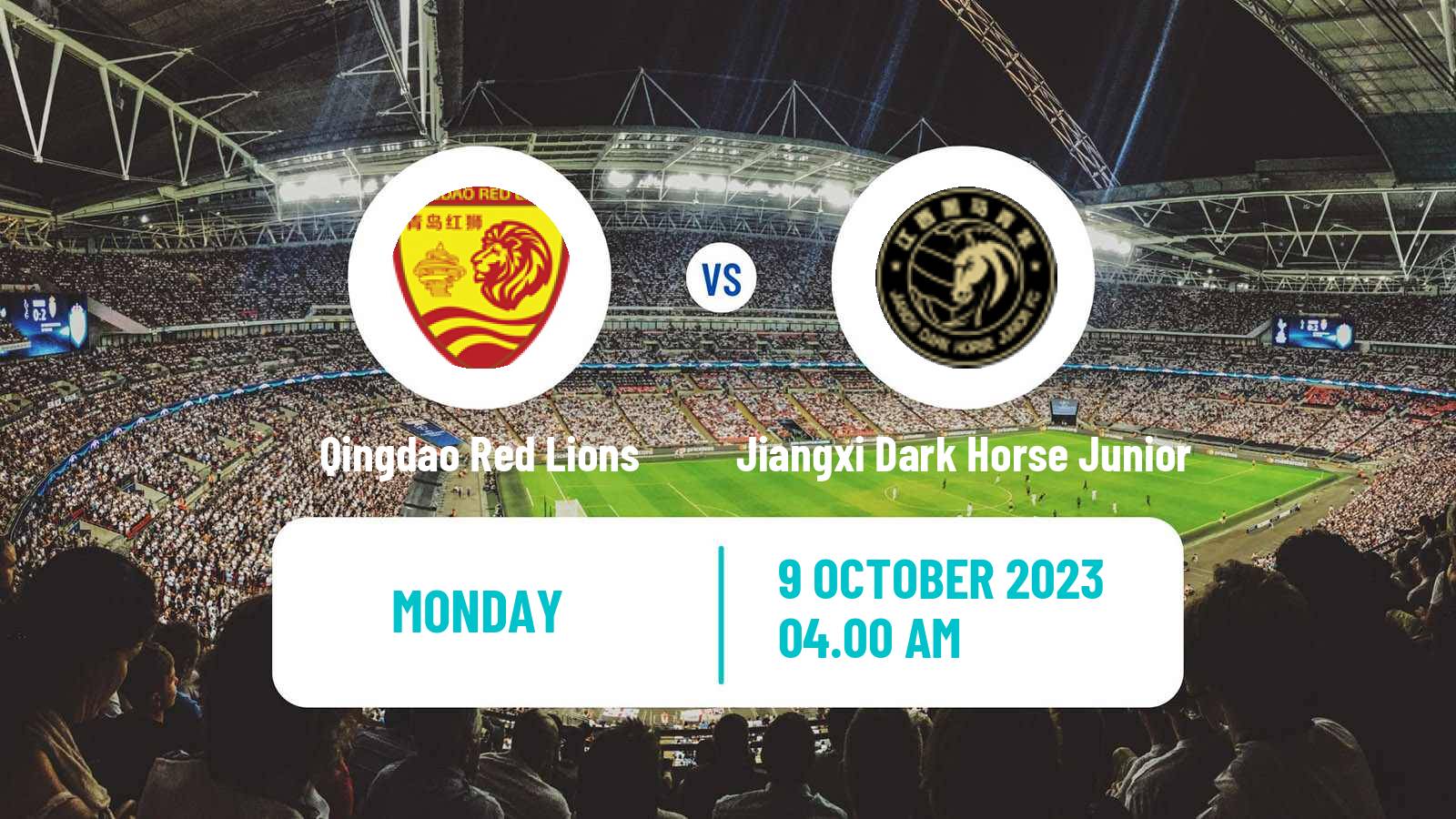 Soccer Chinese Yi League Qingdao Red Lions - Wenzhou Professional