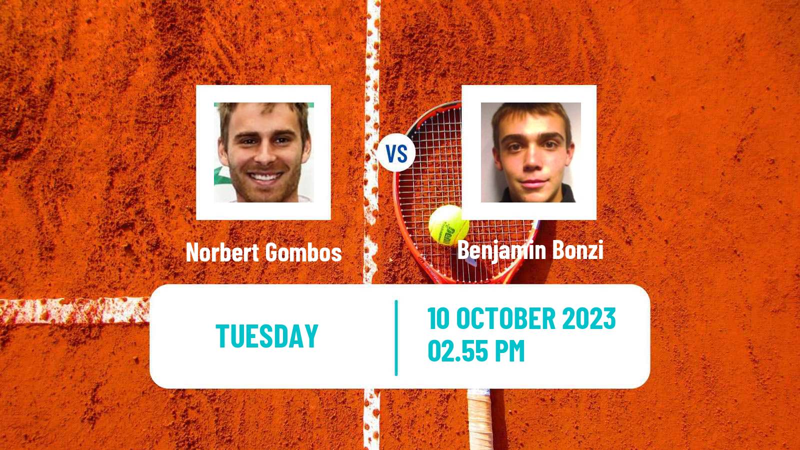 Tennis Bratislava 2 Challenger Men Norbert Gombos - Benjamin Bonzi