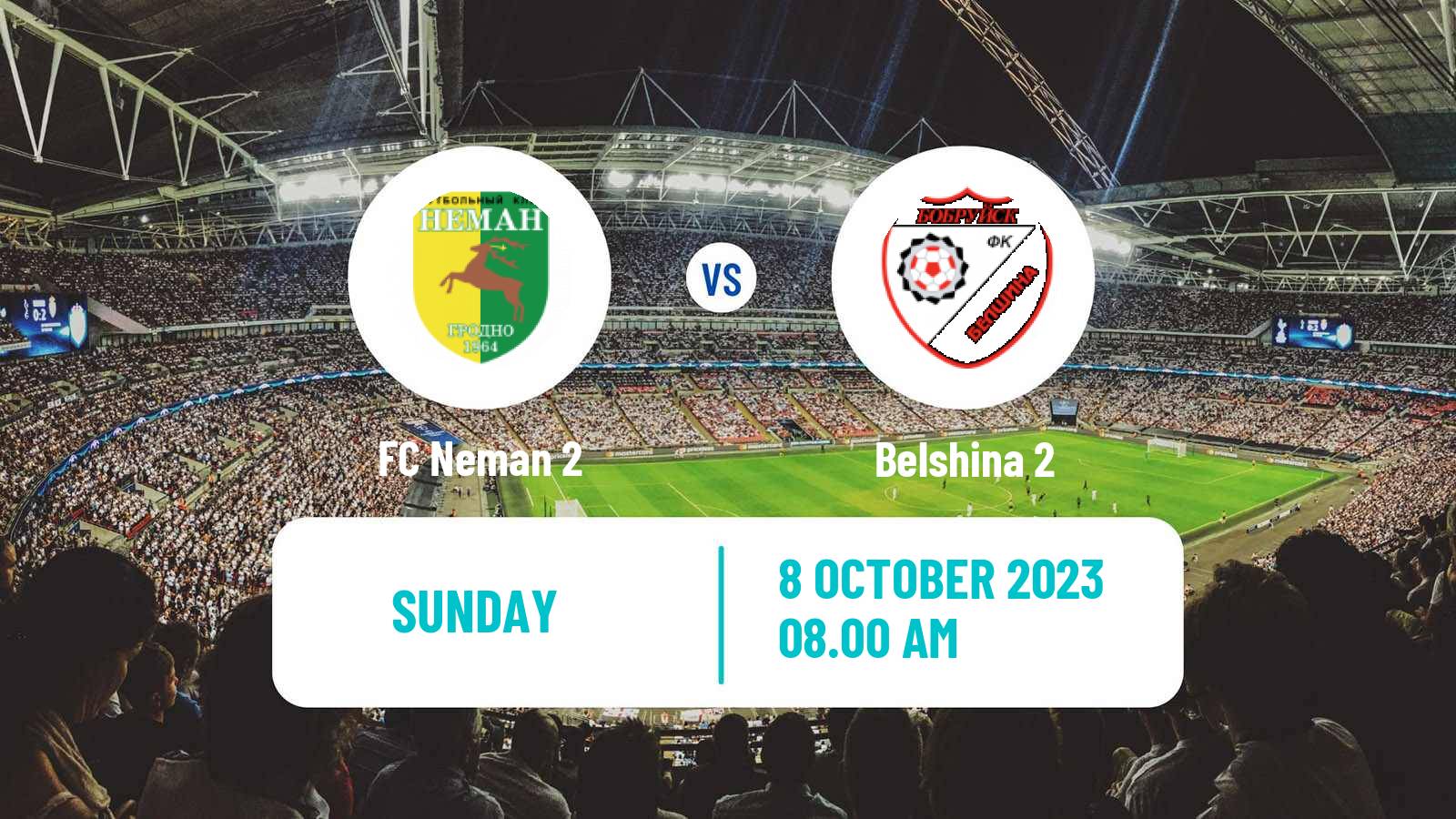 Soccer Belarusian Vysshaya Liga Reserve Neman 2 - Belshina 2