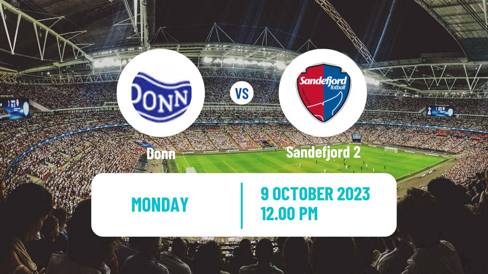 Football Norwegian Division 3 - Group 4 Donn - Sandefjord 2