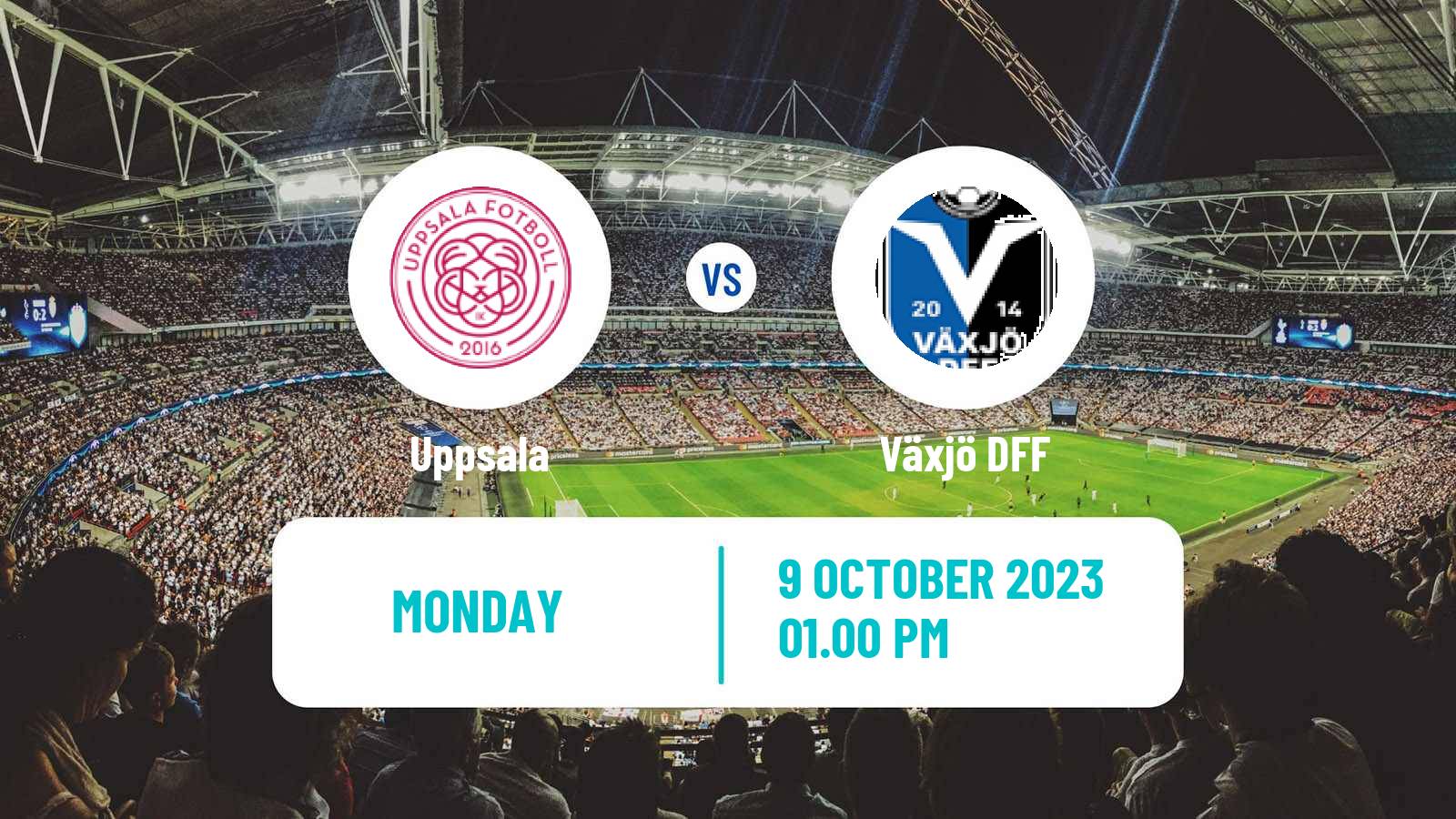 Soccer Swedish Allsvenskan Women Uppsala - Växjö DFF