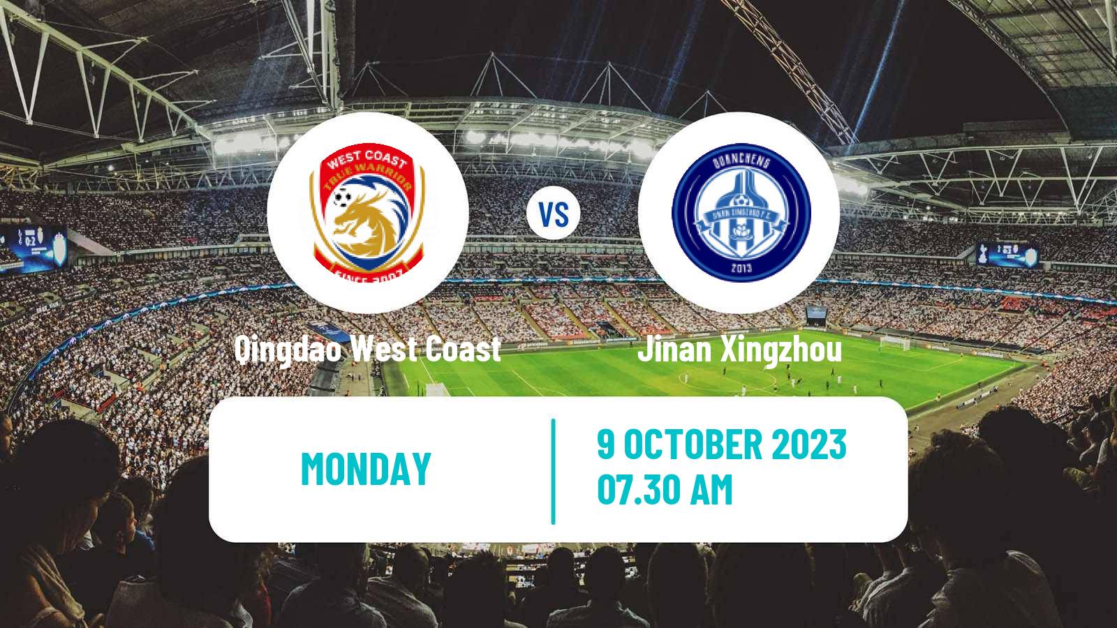 Soccer Chinese Jia League Qingdao West Coast - Jinan Xingzhou