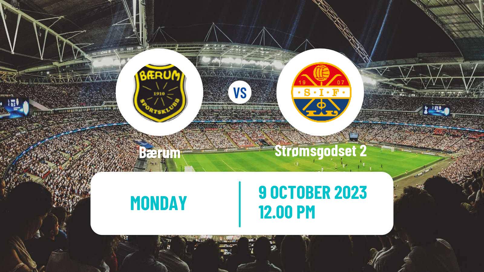 Soccer Norwegian Division 2 - Group 2 Bærum - Strømsgodset 2