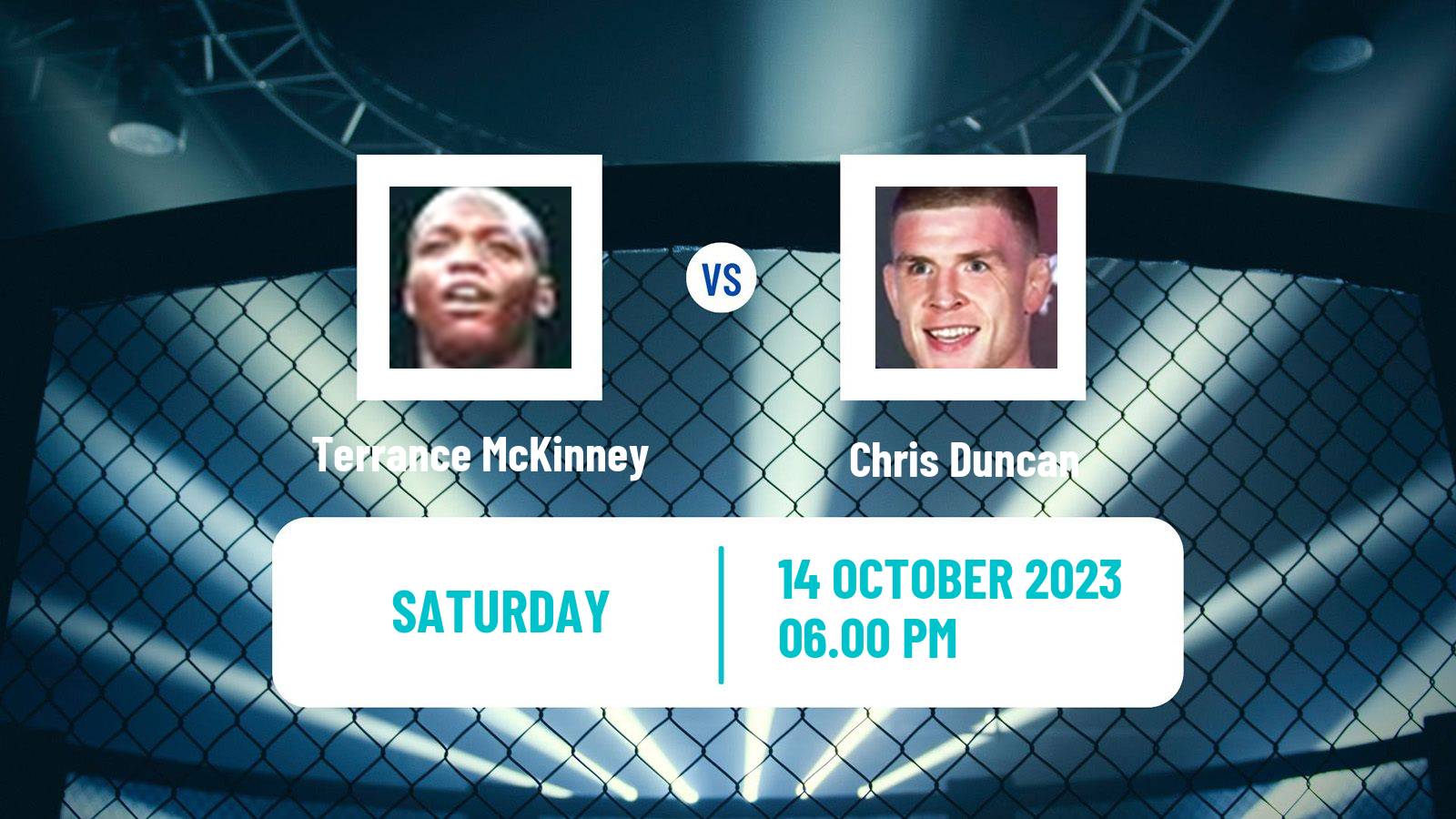 MMA Lightweight UFC Men Terrance McKinney - Chris Duncan