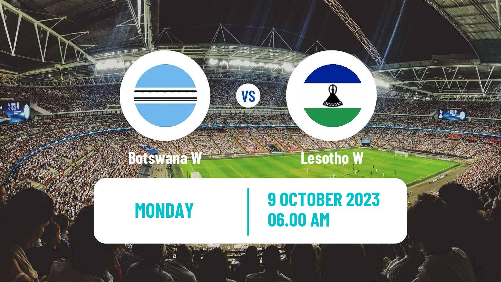 Soccer COSAFA Cup Women Botswana W - Lesotho W