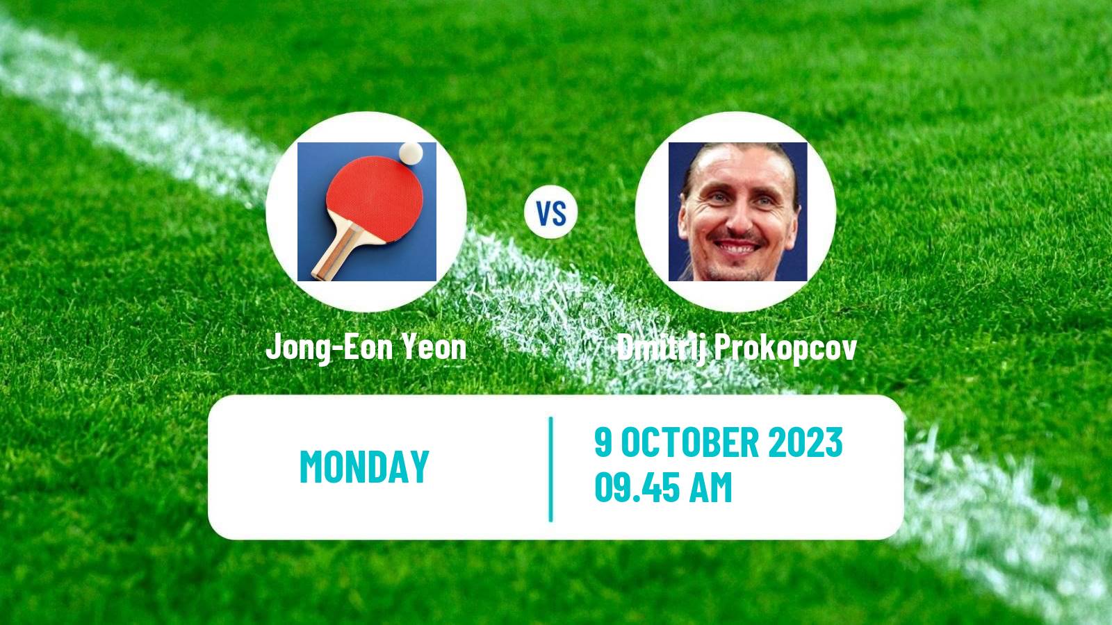 Table tennis Tt Star Series Men Jong-Eon Yeon - Dmitrij Prokopcov